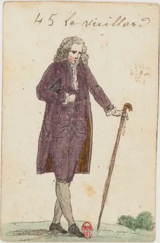 Le vieillard, The Cartomancie of 1788