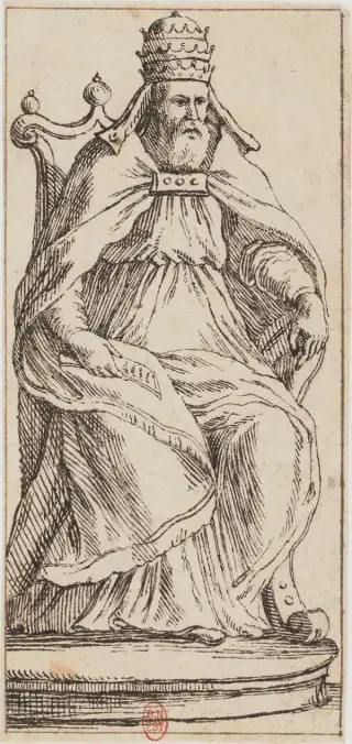 Papa I, The Mitelli Tarocchino