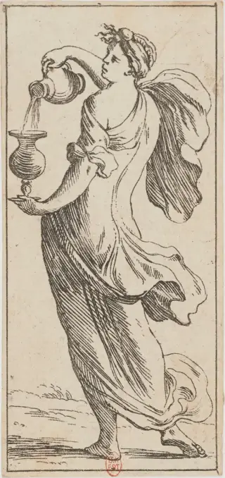 La Temperanza, The Mitelli Tarocchino