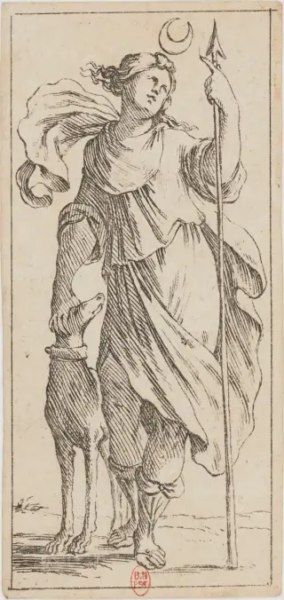 La Luna, The Mitelli Tarocchino