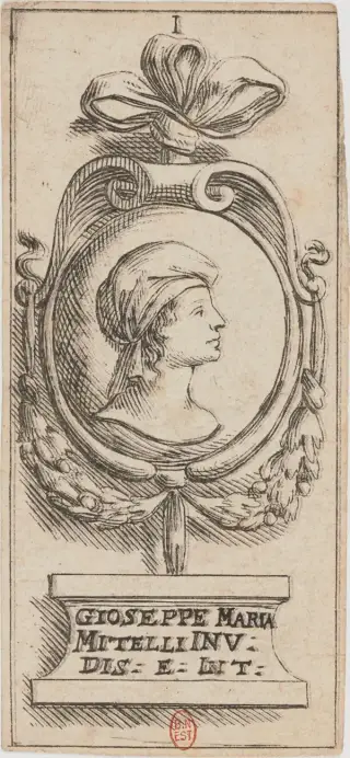 Asso di Denari, The Mitelli Tarocchino
