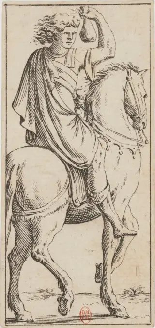 Cavallo di Denari, The Mitelli Tarocchino
