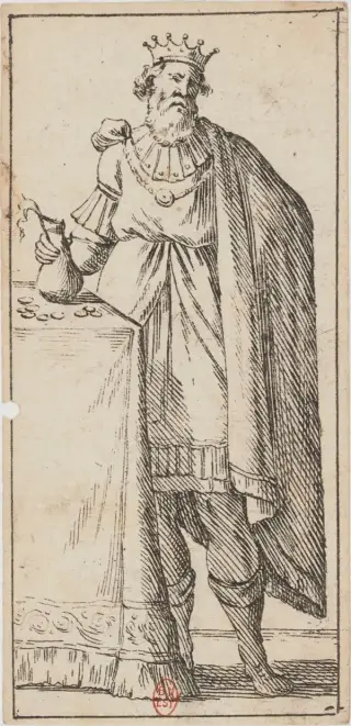 Re di Denari, The Mitelli Tarocchino