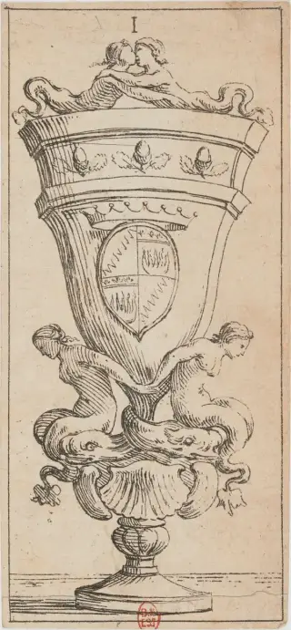 Asso di Coppe, The Mitelli Tarocchino