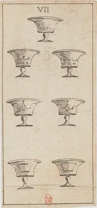 VII di Coppe, The Mitelli Tarocchino