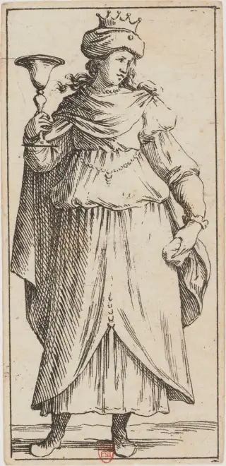 Regina di Coppe, The Mitelli Tarocchino