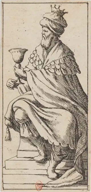 Re di Coppe, The Mitelli Tarocchino