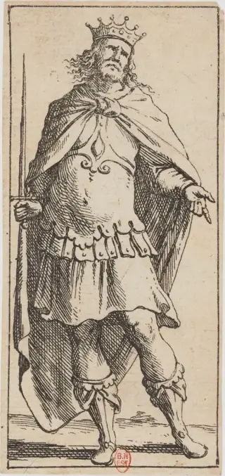 Re di Spade, The Mitelli Tarocchino
