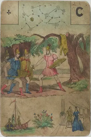 The Combat in the Wood, The Grand Jeu de Mlle Lenormand