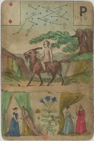 The Child on the Goat, The Grand Jeu de Mlle Lenormand