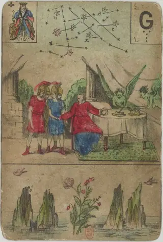 The Winged Guest, The Grand Jeu de Mlle Lenormand