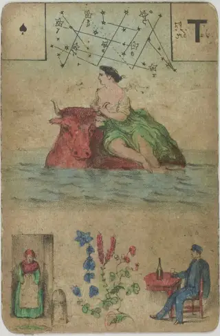 Europa on the Bull, The Grand Jeu de Mlle Lenormand