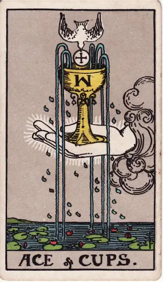 Ace of Cups, The Rider-Waite-Smith Tarot
