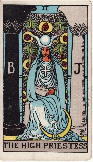 The High Priestess, The Rider-Waite-Smith Tarot