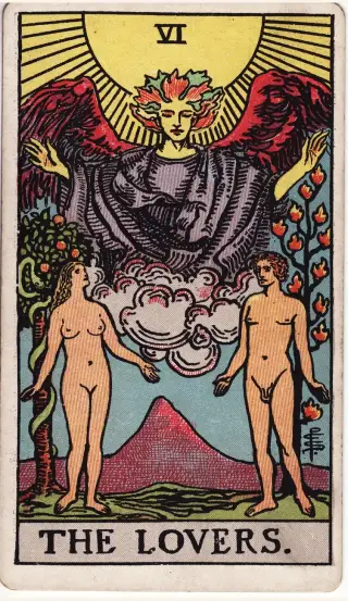 The Lovers, The Rider-Waite-Smith Tarot