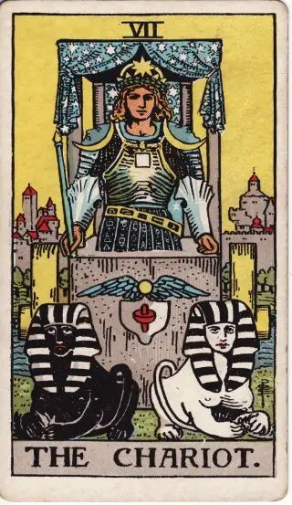 The Chariot, The Rider-Waite-Smith Tarot