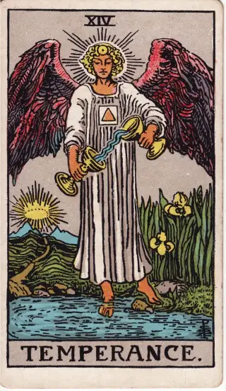 Temperance, The Rider-Waite-Smith Tarot