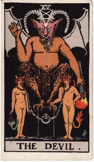 The Devil, The Rider-Waite-Smith Tarot