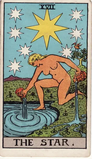 The Star, The Rider-Waite-Smith Tarot