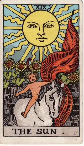 The Sun, The Rider-Waite-Smith Tarot