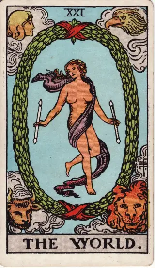The World, The Rider-Waite-Smith Tarot
