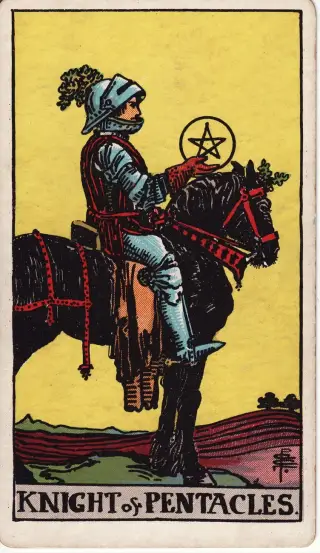 Knight of Pentacles, The Rider-Waite-Smith Tarot