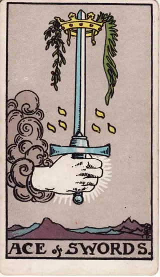 Ace of Swords, The Rider-Waite-Smith Tarot