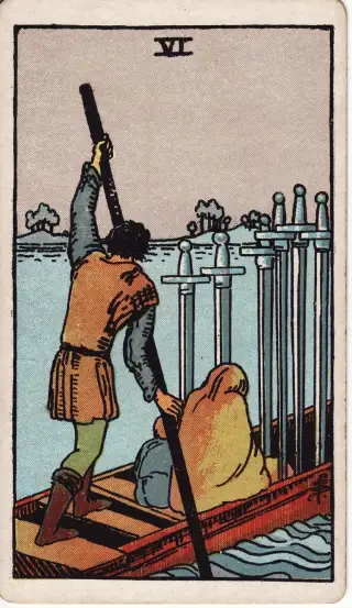 Six of Swords, The Rider-Waite-Smith Tarot
