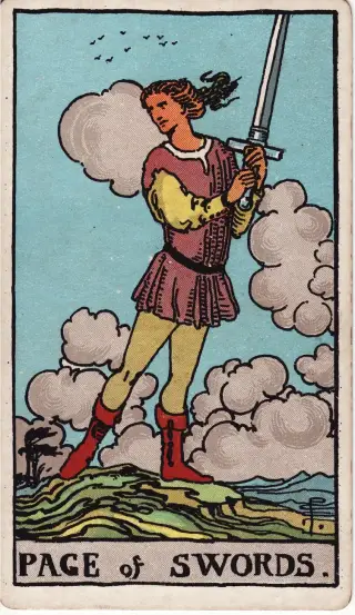 Page of Swords, The Rider-Waite-Smith Tarot