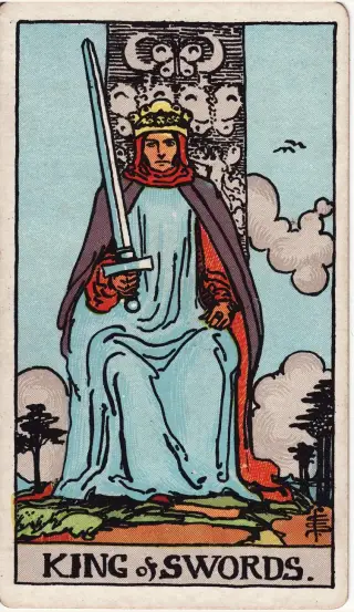 King of Swords, The Rider-Waite-Smith Tarot