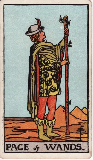 Page of Wands, The Rider-Waite-Smith Tarot
