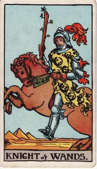Knight of Wands, The Rider-Waite-Smith Tarot