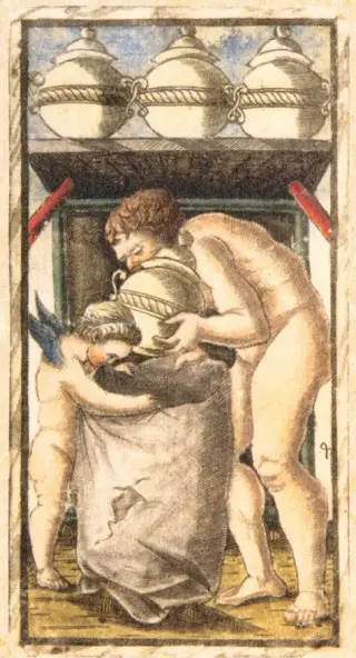 Four of Cups, The Sola Busca Tarot