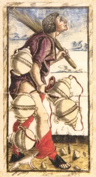 Five of Cups, The Sola Busca Tarot