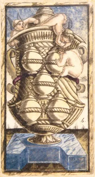 Six of Cups, The Sola Busca Tarot
