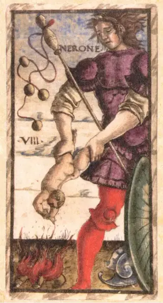 Nerone, The Sola Busca Tarot
