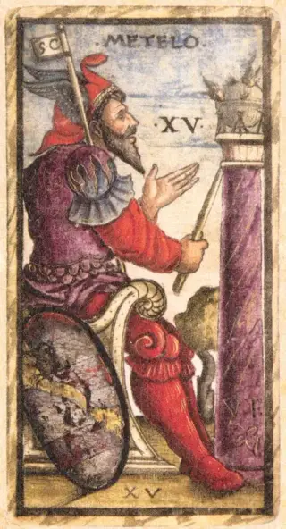 Metelo, The Sola Busca Tarot
