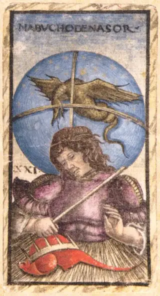 Nabuchodenasor, The Sola Busca Tarot