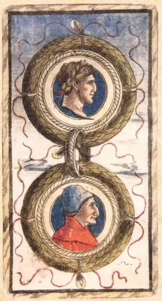 Two of Coins, The Sola Busca Tarot
