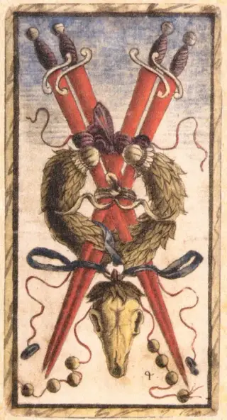 Four of Swords, The Sola Busca Tarot
