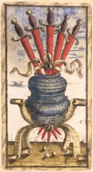 Five of Swords, The Sola Busca Tarot