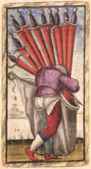 Ten of Swords, The Sola Busca Tarot