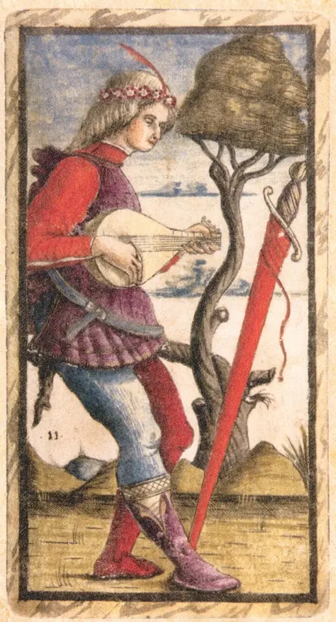 Fante of Swords
