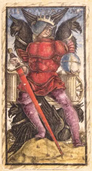Re of Swords (Alesandro M.), The Sola Busca Tarot
