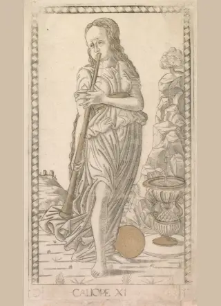 Caliope, The Mantegna Tarocchi