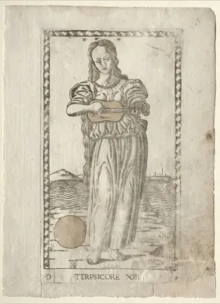Terpsicore, The Mantegna Tarocchi