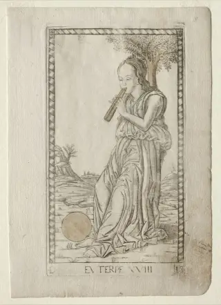 Euterpe, The Mantegna Tarocchi