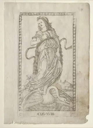 Clio, The Mantegna Tarocchi