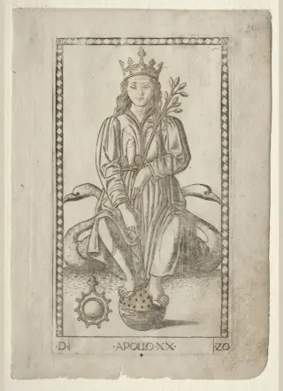 Apollo, The Mantegna Tarocchi
