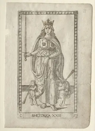 Rhetorica, The Mantegna Tarocchi
